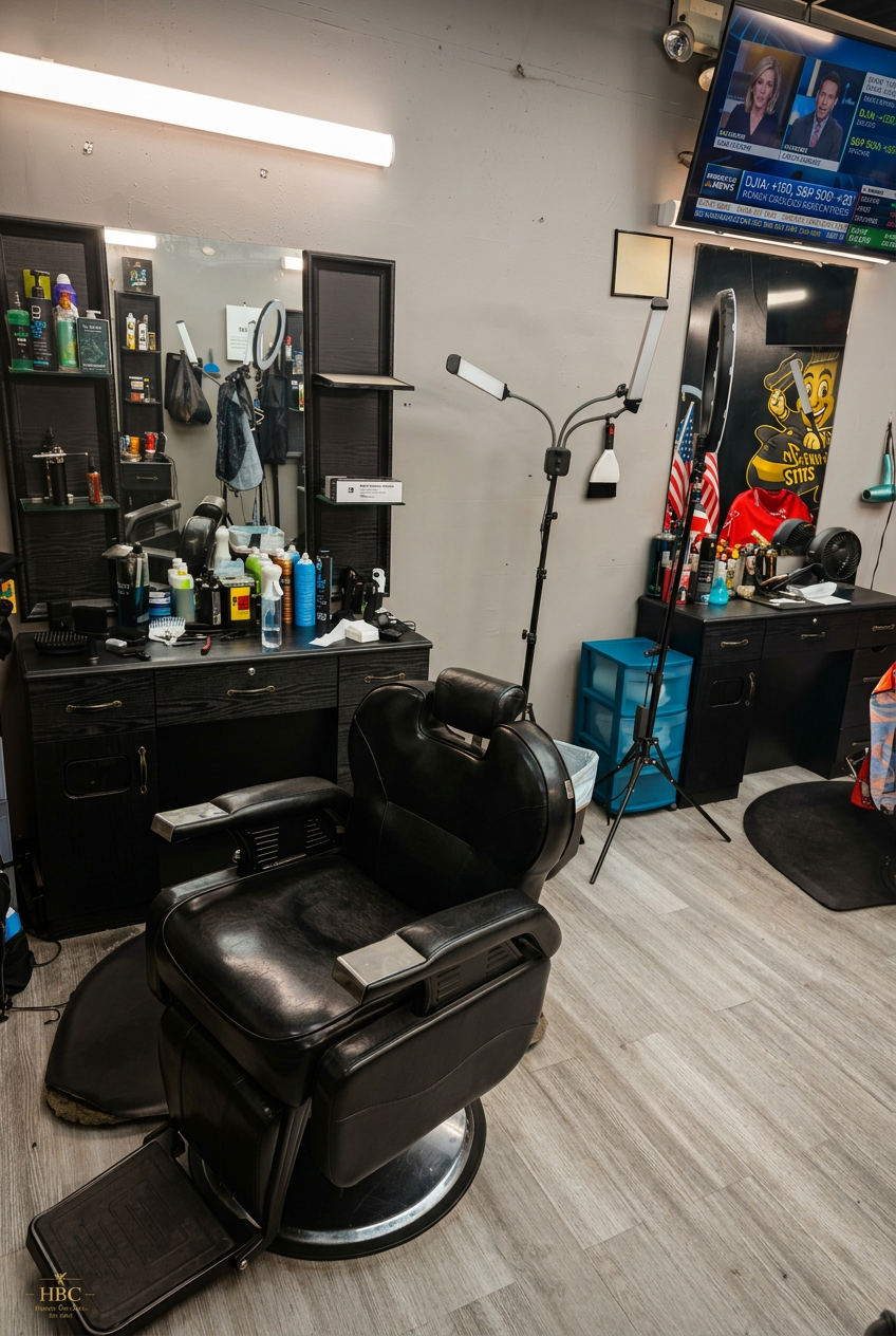 Best Barber Shop Interior in Frederick MD